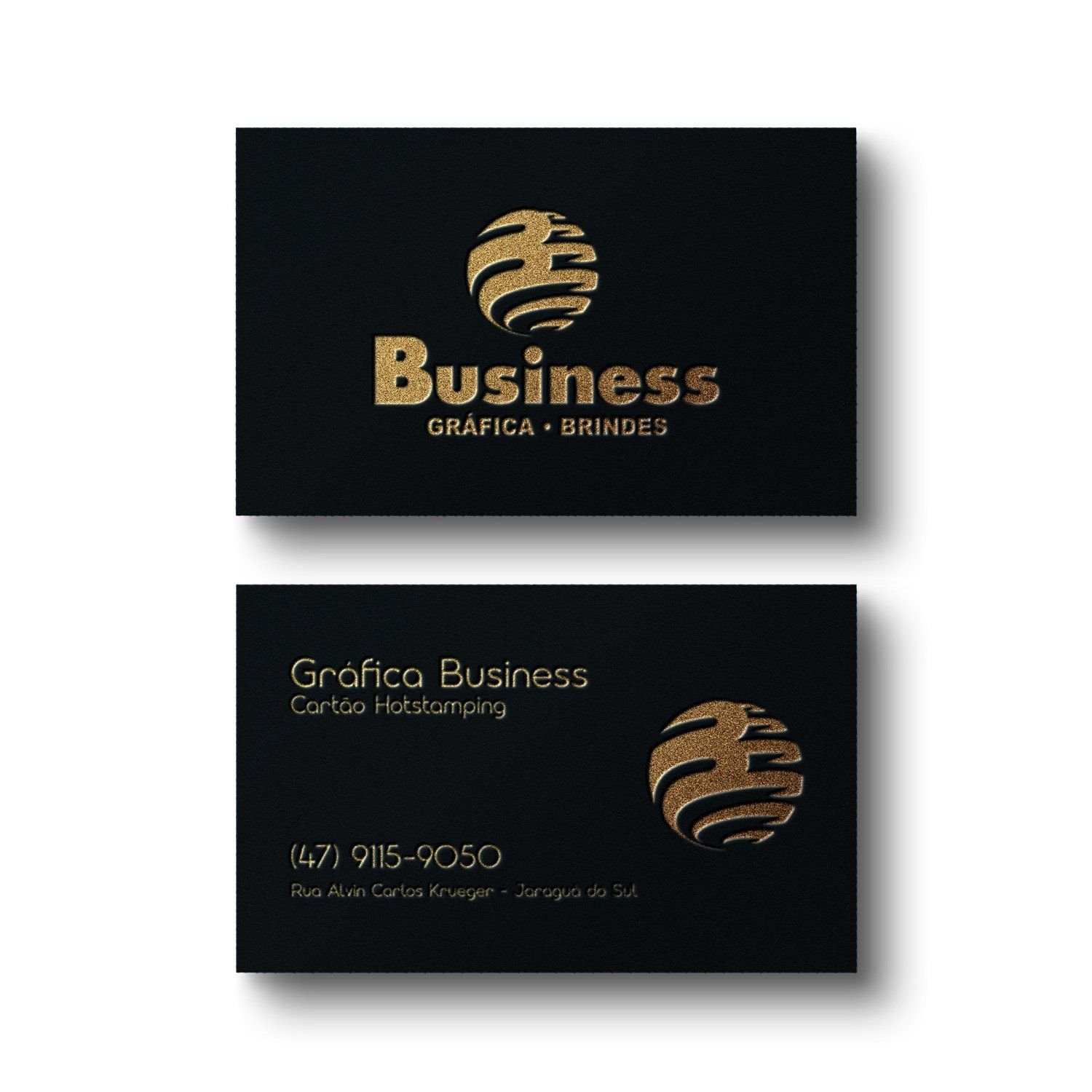 Cartão de Visita 50x90mm Hot Stamping